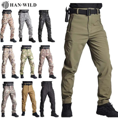 Jacket Shell Trainning Men Tactical Jackets+Pant Outdoor Army Hunting Suit