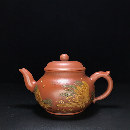 Chinese Yixing Zisha Clay Handmade Exquisite Teapot （君德 底款：杨季初）