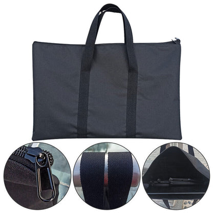 1pcs Music Sheet Stand Storage Bag Wear Resistant Zipper Carry Case Holder Pouch