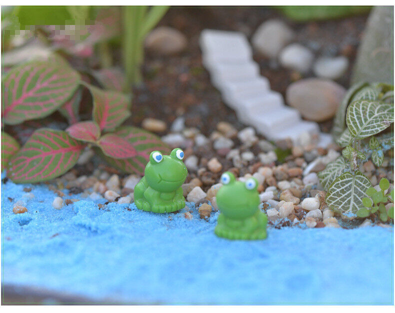Blue Eyes Frogs Miniature Garden Yard Lawn Ornament Decoration Figurine DIY 5pcs