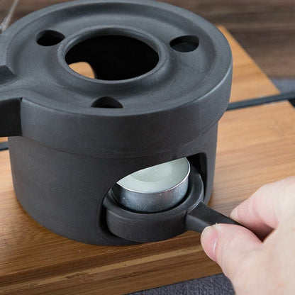Teapots Warmer Tea Maker Heating Base Ceramic Candle Tray Holding Furnace 8x7cm
