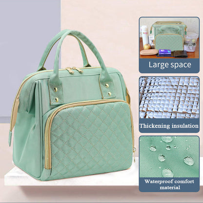 Lunch Bag for Men/Women, Insulated Reusable Lunch Box Leakproof Cooler Tote Bag