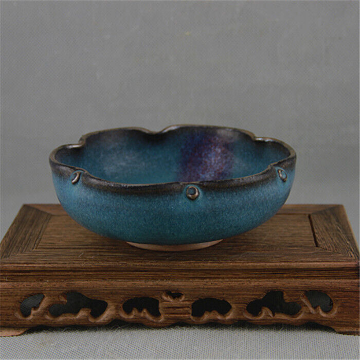 Jun Kiln Handmade Porcelain of Song Dynasty of China Plum Washing Lotus Washing