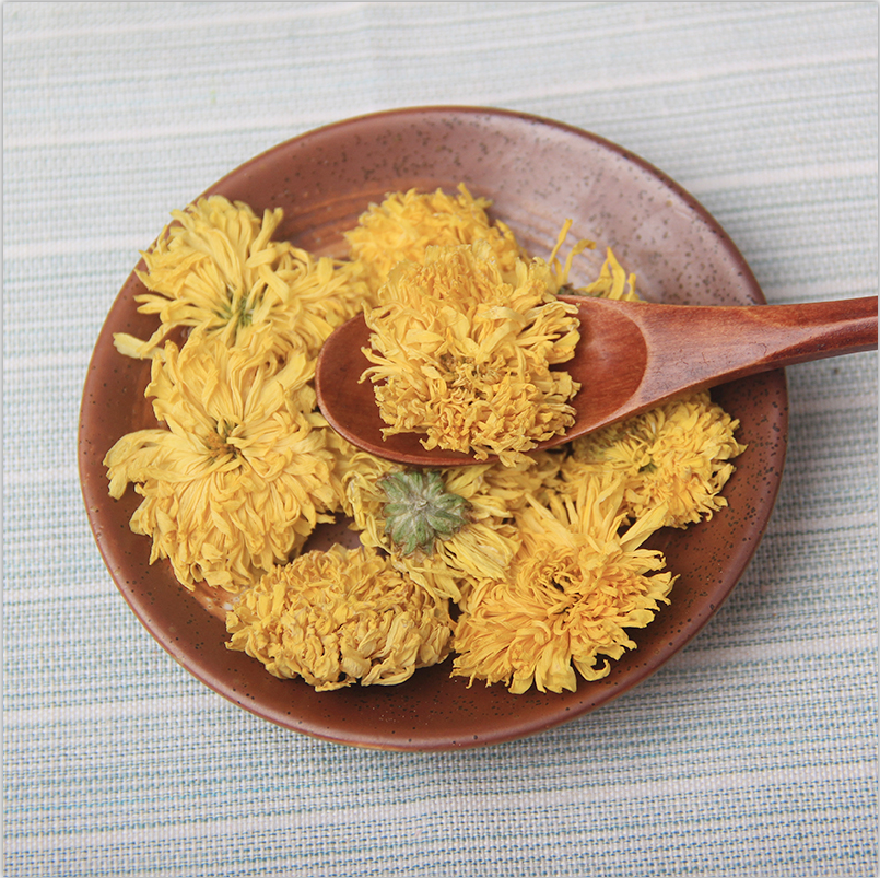 Yellow Chrysanthemum flower tea Tea Loose Dried Blooming Herbal Tea Health Food