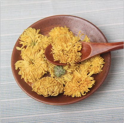 Yellow Chrysanthemum flower tea Tea Loose Dried Blooming Herbal Tea Health Food