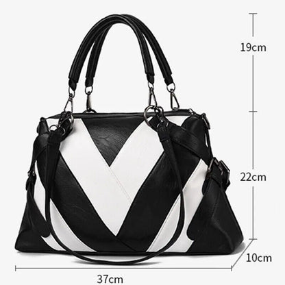 Bags Women Handbags Shoulder Bag White Black Ladies Tote
