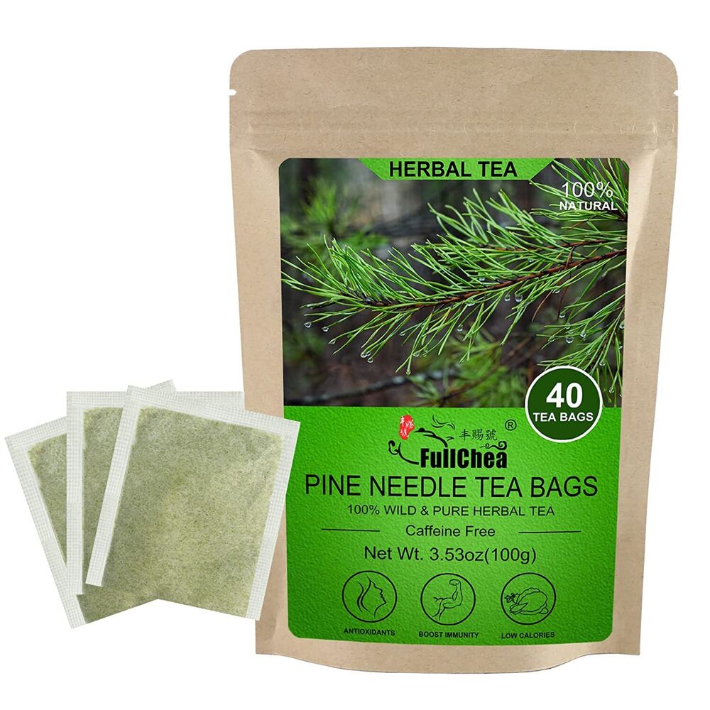 Organic Wild Masson Dried Pine Needle Tea Bags 40 Teabags 2.5g/bag