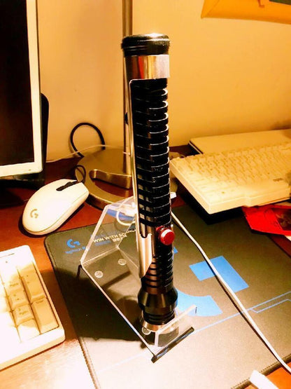 New Lightsaber Rack Stand Holder for Lightsaber Force Fx Clear Top Saber Stand