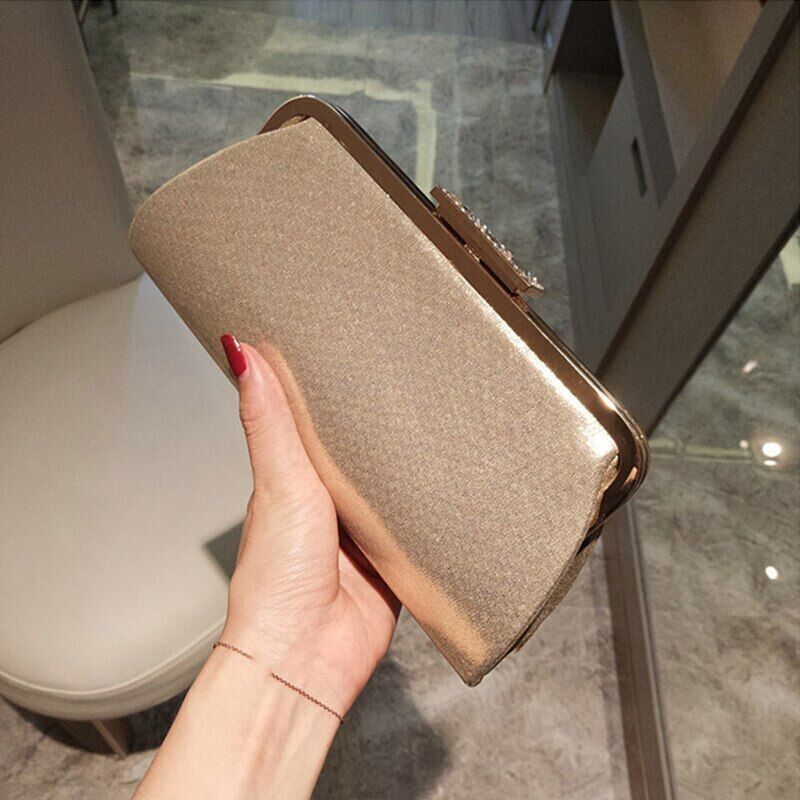 Women's Wedding Clutch Bag Tassel Handbag Banquet Evening Bag Chain Shoulder Bag