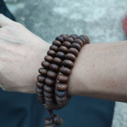 108x Jewelry For Men Bracelet Bead Ring Buddha Pray Rosary Pipal Tree Bodhi