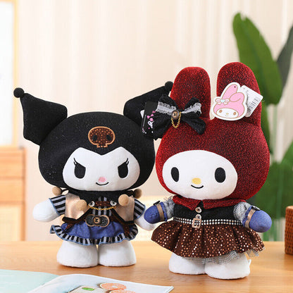 Sanliou Cinnamoroll Plush Toys Kuromi Doll Exquisite Gift Box for Holiday Gifts