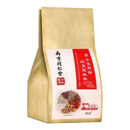 同仁堂红豆薏米茶 赤小豆苦荞大麦芡实组合袋泡花茶150g TongRenTang Red Bean Pearl Barley Tea 150g