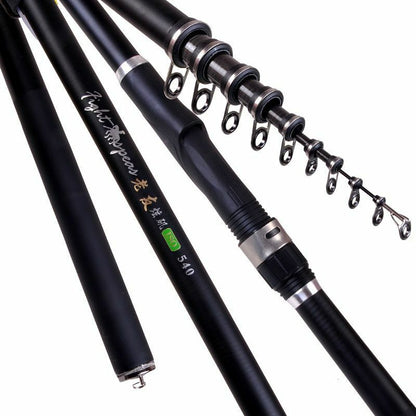 Portable Rock 2.4m 3.6m 4.5m 5.4m 6.3m 7.2m Carp Rod Telescopic Fishing Spinning