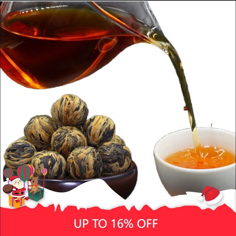 100g/3.52oz Small Gold Ball Black Tea Organic Dianhong Bud Tea Specialty