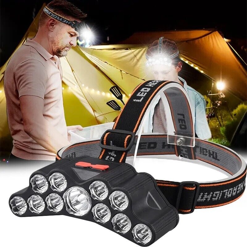 LINTERNA Lampara alta Potencia Para iluminacion en la casa campo Luz de Cabeza