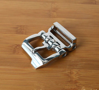 Belt Buckles 40mm Brushed Metal Stainless DIY Leather Craft Hardware Accessories