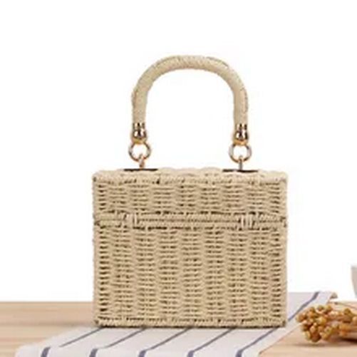 Straw Rope Women's Bag Messenger Handbag Beach Bags Shoulder Bags Luxury Bags