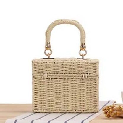 Straw Rope Women's Bag Messenger Handbag Beach Bags Shoulder Bags Luxury Bags
