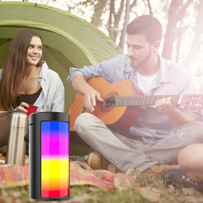 Bocina bluetooth con luces LED de colores Portable con bocina Parlante Altavoz