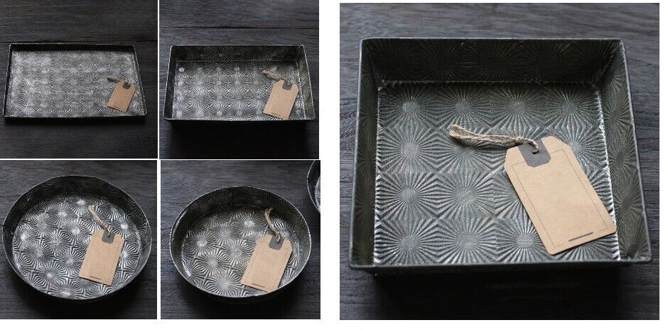 Starlight Series Retro Bread Tray Metal Antique Decorative Display Baking Plates