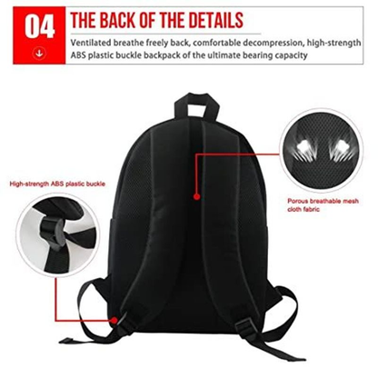 Allcute Kids Backpack with Lunch Bag for Boys Girls Large, Solar Planet