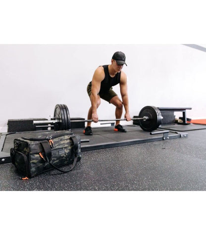 Vooray 22L Boost Duffel Bag – Small Travel Gym Bag, Work, Abstract Camo