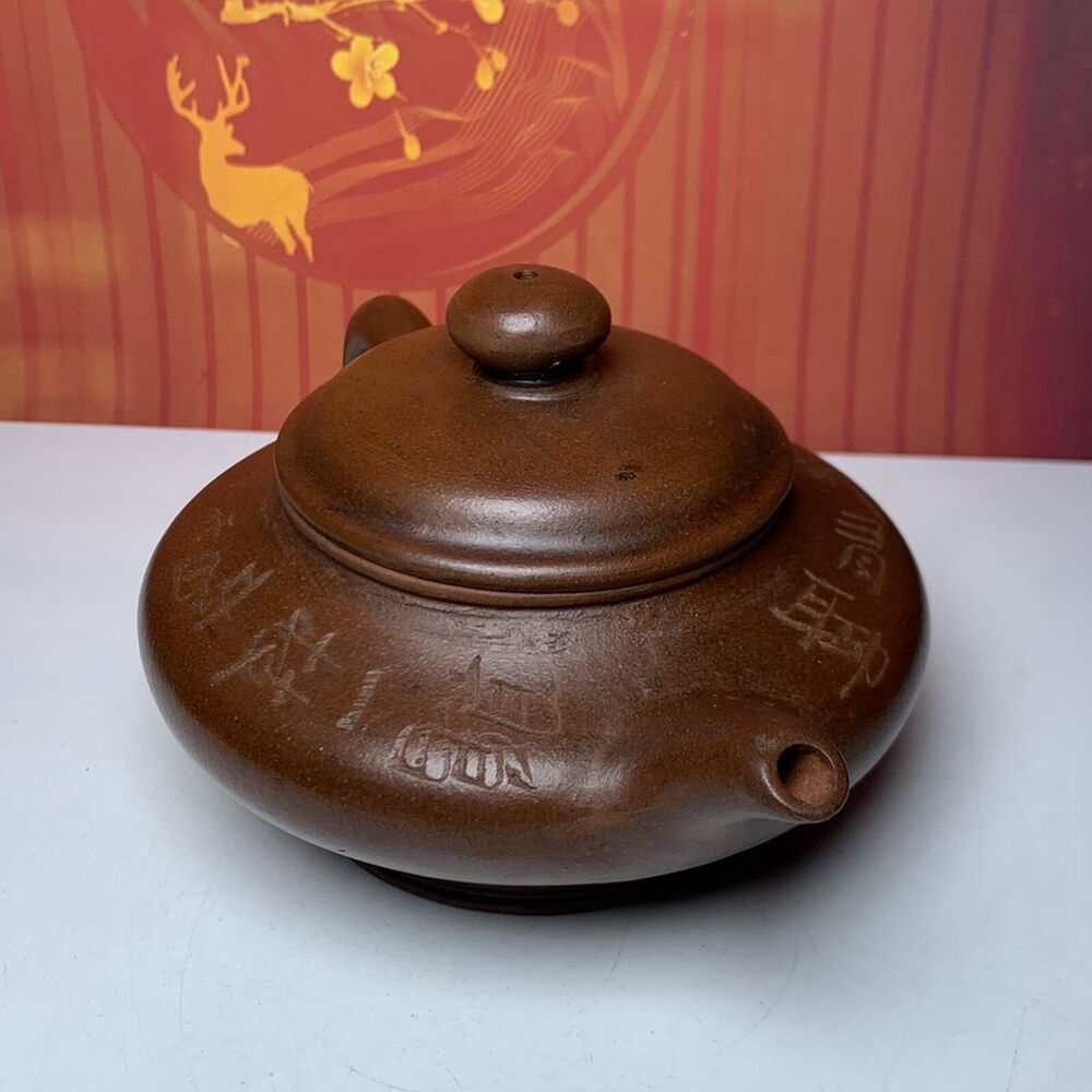 Vintage Chinese Yixing Purple Clay Teapot Zisha Ceremony Fashion Gift Teaware