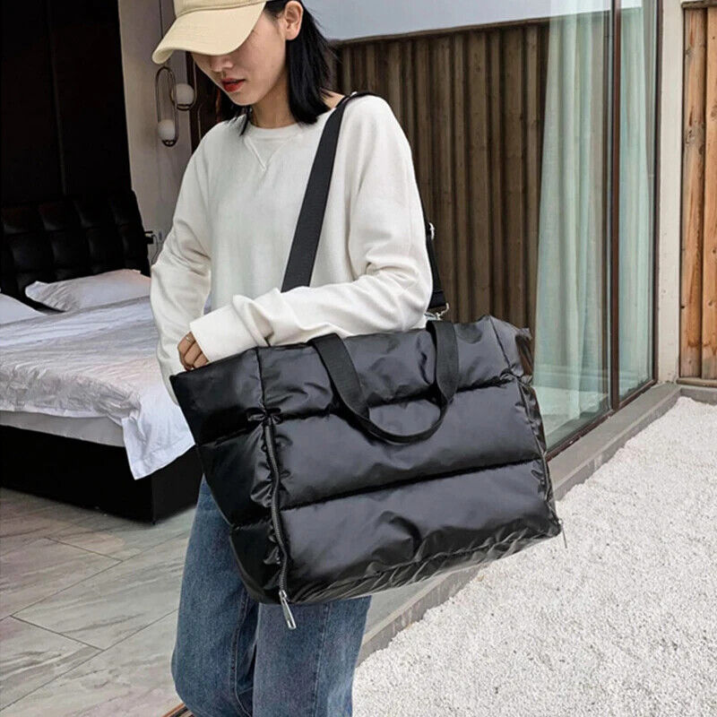 Winter Woman Handbag Shopper Bag Female Padded Bags Women's Shoulder Bags Bag