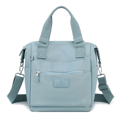 Durable Fabric Shoulder Bag Multi-pocket Messenger Bag Large Shopping Purse 1PC