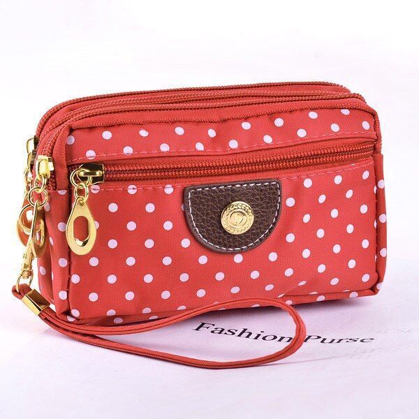 Fashion Women Wallets Small Handbags Canvas Zipper Clutch Coin Purse Pocket 1PC