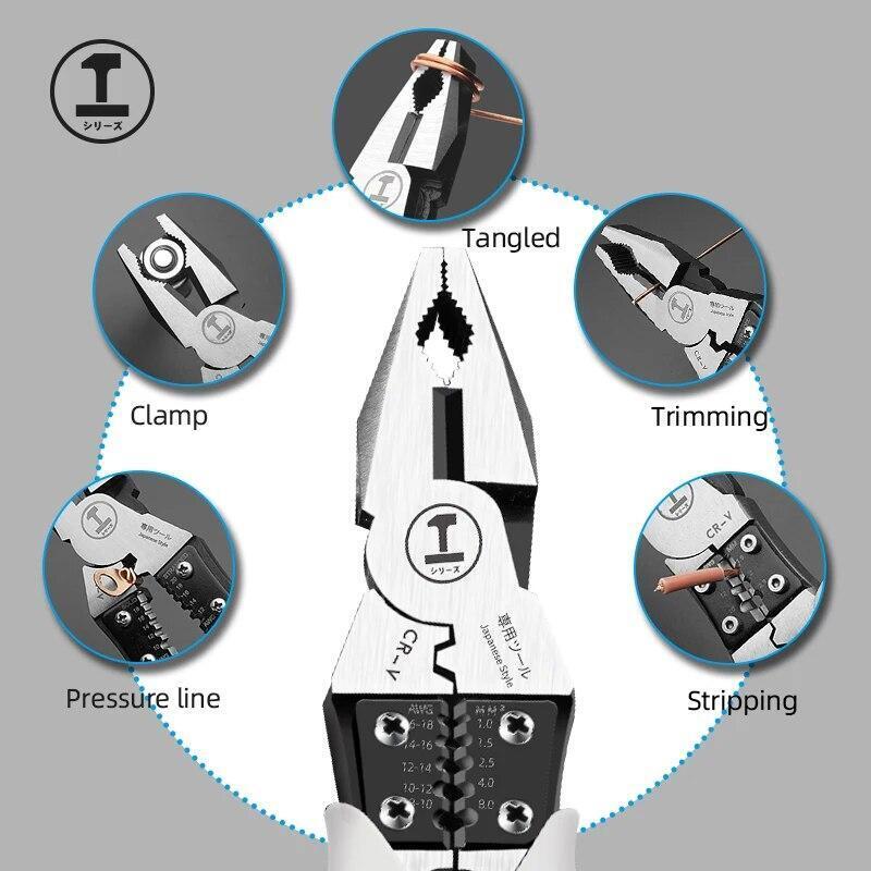 Diagonal Pliers Multifunctional Universal Hardware Wire Cutters Electrician Tool