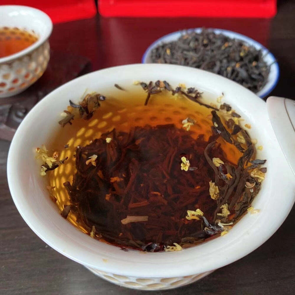 200g Osmanthus Black Tea Lapsang Souchong Black Tea Chinese Red Tea Loose Leaf