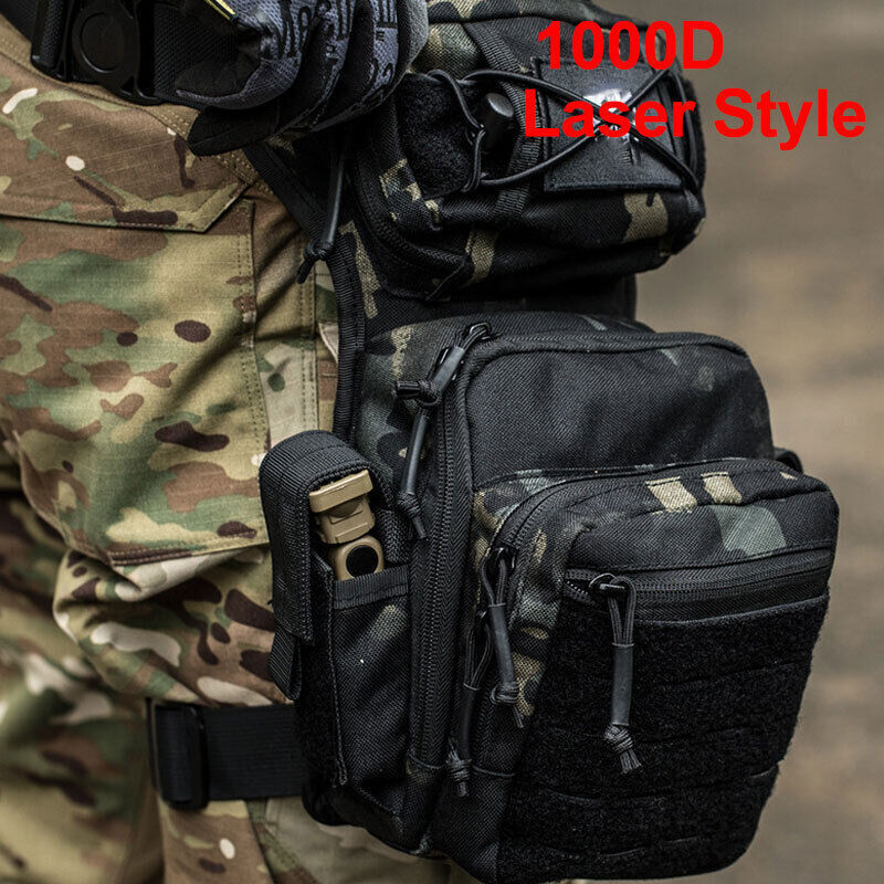 Men Leg Bag Waist Bag Utility Belt Pack Hiking Male Hip Bags Tactical Waist Bag