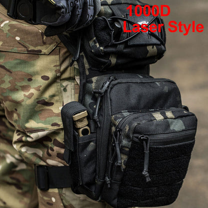Men Leg Bag Waist Bag Utility Belt Pack Hiking Male Hip Bags Tactical Waist Bag