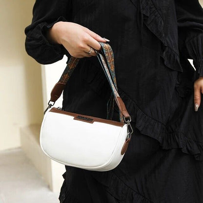 Genuine Leather Crossbody Bag For Women Luxury Design Bag Oil Waxed Handbag Gift