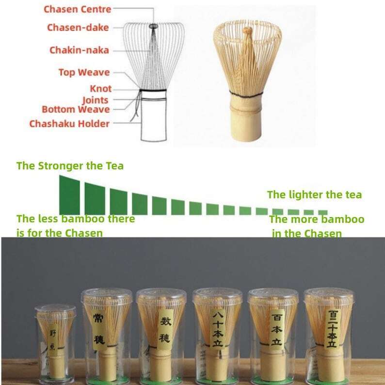 Natural Bamboo Chasen|Handmade Chasen|Tea Accessories