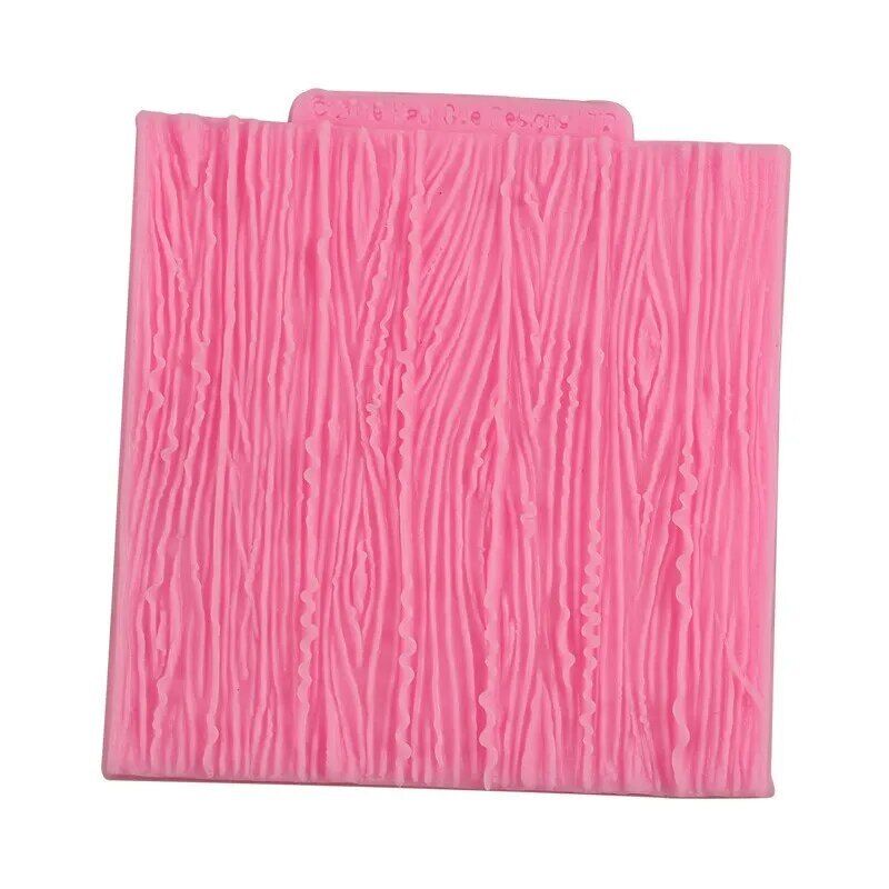 Tree Bark Texture Wood Pattern Silicone Mould Mat Fondant Cake Decoration Mold