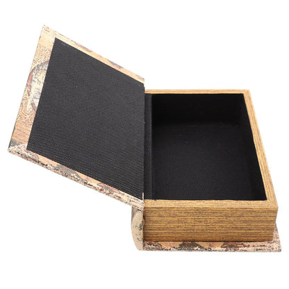 Storage Book Box Openable Density Board Decorative Fake Notebook Designs 19x13cm