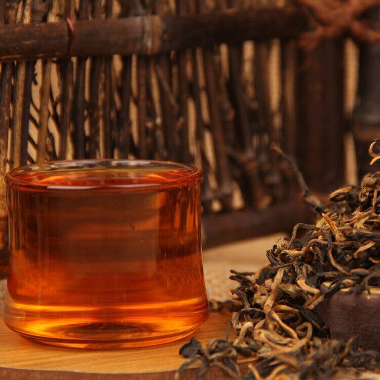 Black Tea Yunnan Dian Hong Black Tea Black Old Tree Red Chinese Tea 80g/box