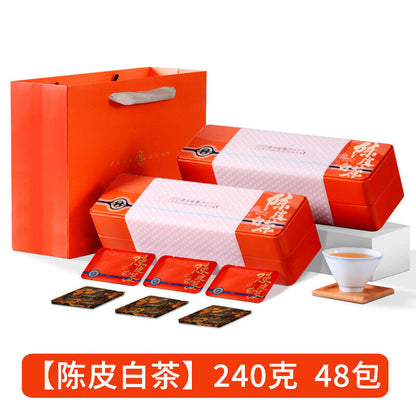 福鼎White Tea Chenpi White Tea Old White Tea Shoumei Small Square Tea Gift Set