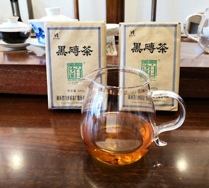 Heizhuan Tea Anhua Baishaxi Slimming Weight Loss Dark Tea 400g Hei Zhuan