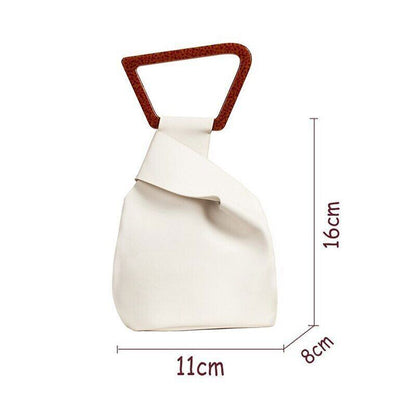 PU Leather Women's Handbag Bucket Bags Ladies Evening Clutch Purses Mini Tote