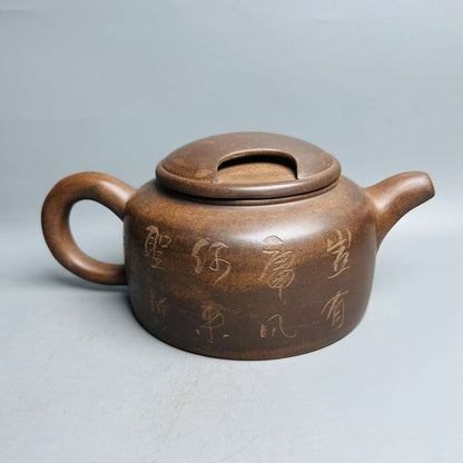 Vintage Chinese Yixing Purple Clay Teapot Zisha Ceremony Fashion Gift Teaware