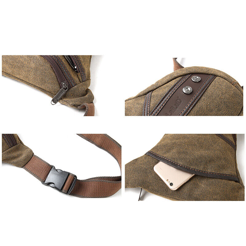 Thigh Fanny Pack Drop Bag Motorcycle Riding Shoulder Pouch Crossbody Leg Bag Men