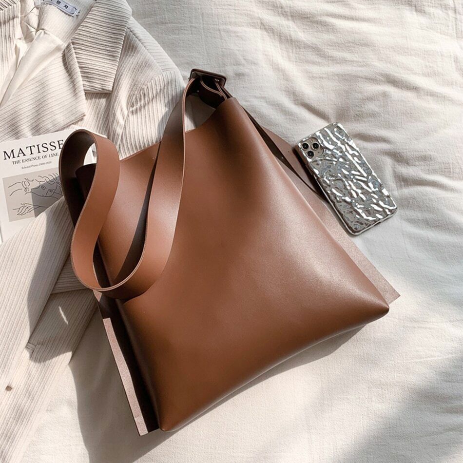 2023 Spring Women Shoulder Bag PU Leather Tote Lady Bag Handbag