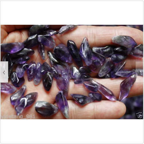 Natural Lot of Tiny Clear Amethyst Quartz Crystal Rock Chips 50g