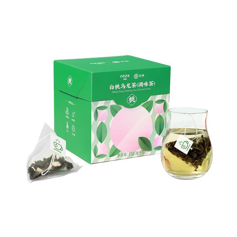 COFCO Herbal Tea White Peach Oolong Tea Cold Brew Hot Brew Bag Flavored Tea 21g