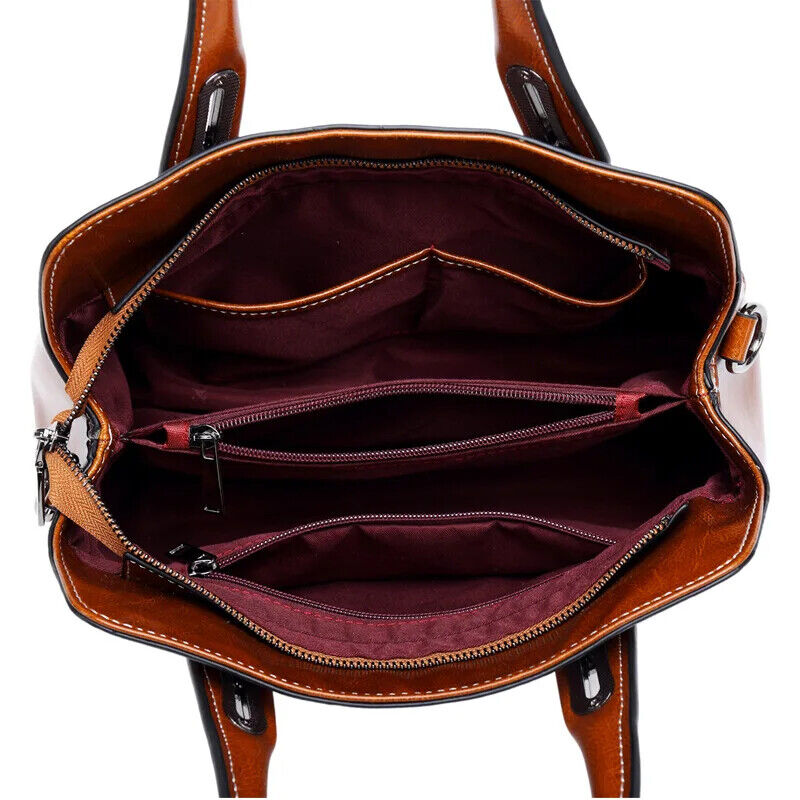 Genuine Leather Women Handbag Shoulder Cross body Bag Handbags Tote Bags