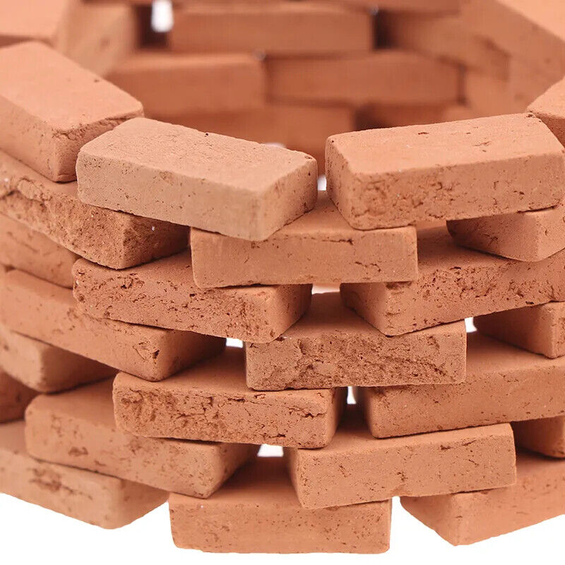 Simulation Brick 50-120Pcs Clay DIY Building Scenery Dollhouse Mini Landscape