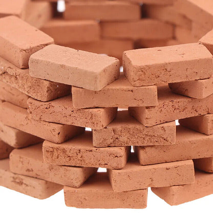 Simulation Brick 50-120Pcs Clay DIY Building Scenery Dollhouse Mini Landscape